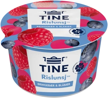 Rislunsj Bringebær/Blåbær 150g Tine