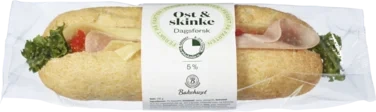 Baguette Fin Ost&Skinke 190g Bakehuset