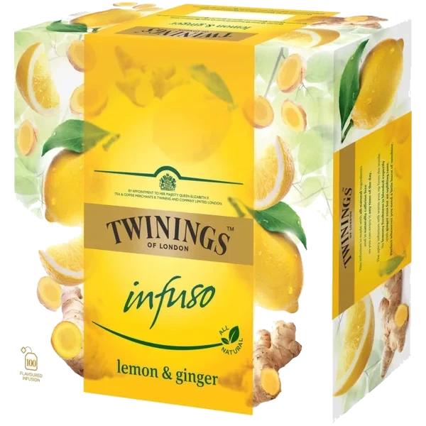 Twinings Sitron Ingefær Te Infuso 100pos