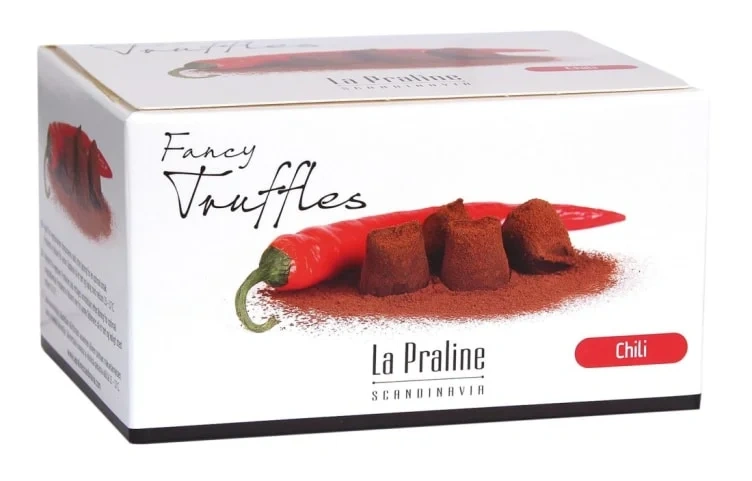 La Praline Trøfler med Chilli 200g