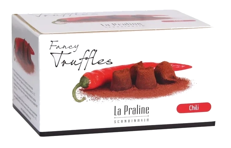 La Praline Trøfler med Chilli 200g