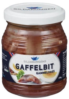 Gaffelbit Gammeldags 190g Glass Sildakongen