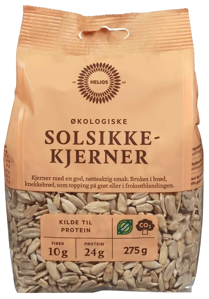 Økologiske solsikkekjerner