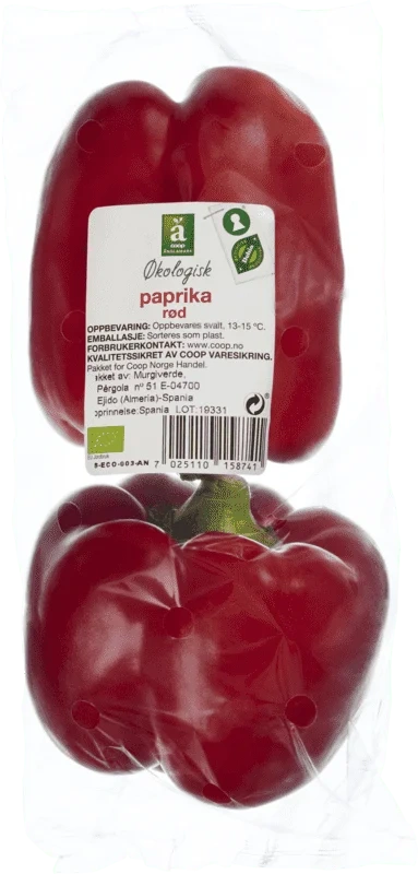 Änglamark Rød Paprika 2stk