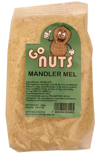 Go Nuts Mandelmel 200g