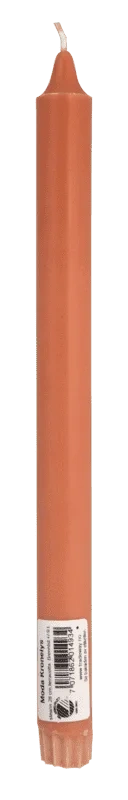 Moda Kronelys Stearin Terracotta 28cm