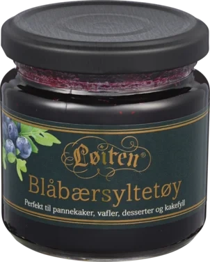 Blåbærsyltetøy 200g Løiten
