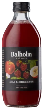 Fruktmost Eple & Bringebær 0,33l Fl Balholm