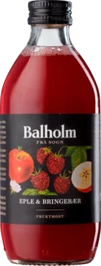 Fruktmost Eple & Bringebær 0,33l Fl Balholm