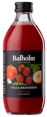 Fruktmost Eple & Bringebær 0,33l Fl Balholm
