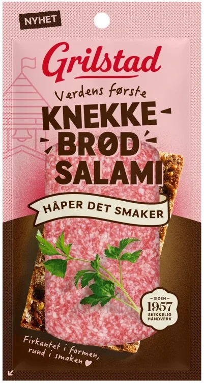 Grilstad Knekkebrødsalami 100g