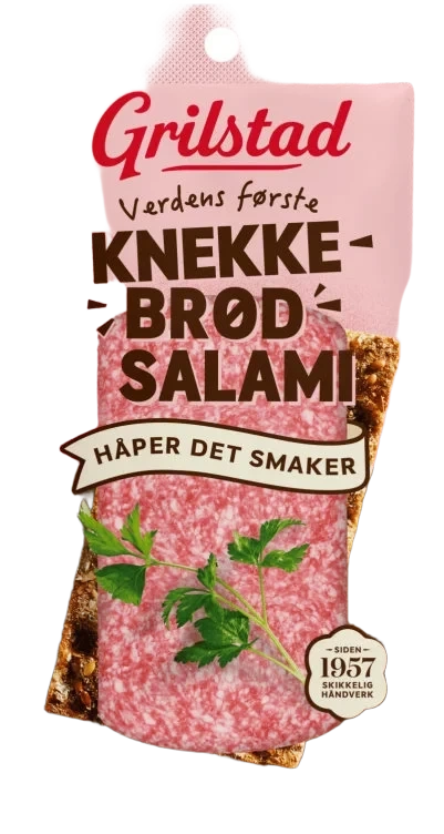 Grilstad Knekkebrødsalami 100g
