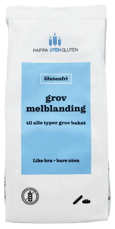 Melblanding Grov Gl.Fri 500g Pappa uten Gluten