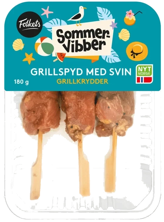 Grillspyd m/Grillkrydder 180g Folkets