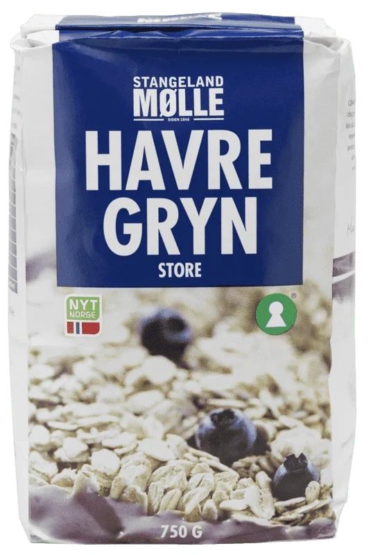 Havregryn Store 750g Stangeland Mølle