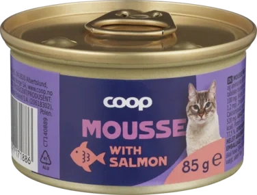 Cat Wet Food Mini Can Mousse W/salmon