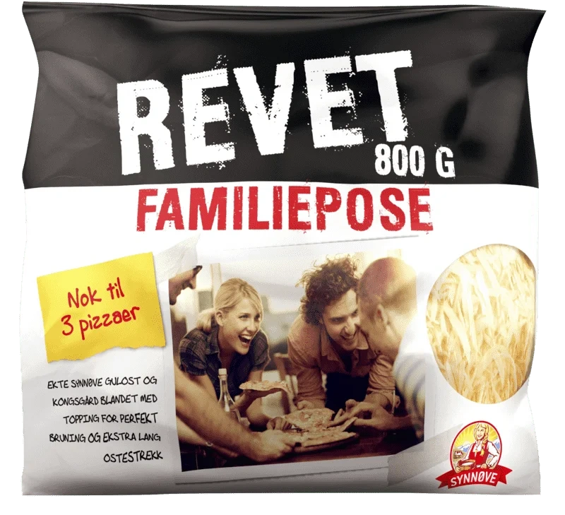 Synnøve Revet Familiepose 800g