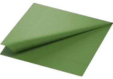 Serviett 3lags 40cm Leaf Green