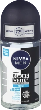 Nivea Roll-On Men Black&White Fresh 50ml