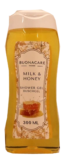 Buonacare Showergel 300ml Milk&Honey
