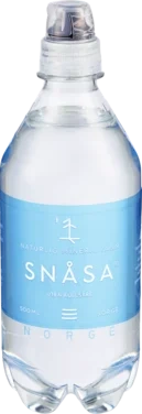 Snåsa Naturlig Mineralvann med sportskork, 0,5 liter