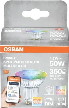Smart+ Led Spot 50 Dimbar Rgbw Gu10