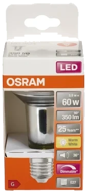 Led R63 60 Dimbar E27
