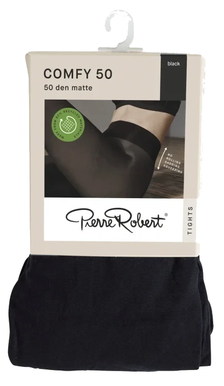Tights Comfy 50 Den Black 36-40 Pierre-Robert