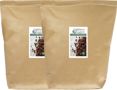 Crunchy Nøtte-sjokolade 5kg Økologisk Frokostblanding