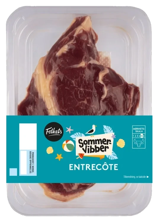Storfe Entrecote Ca300g Folkets Sommervibber