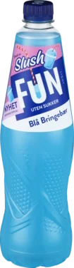 Fun Light Slush Blå Bringebær 0,8l