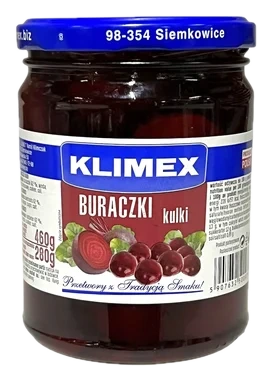Rødbeter Hele Klimex 460g