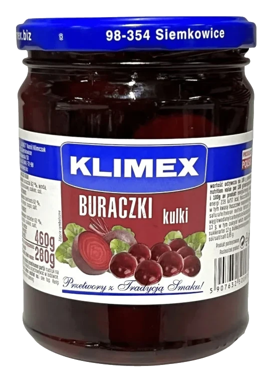 Rødbeter Hele Klimex 460g