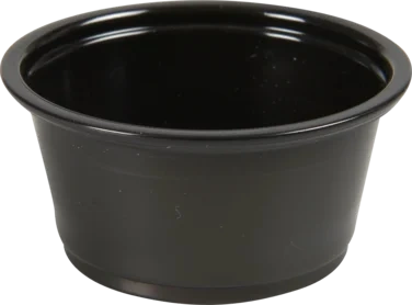 Porsjonsbeger 3cm Ø6,2cm 60 ml Sort Pp