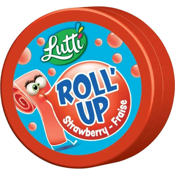 Tuggummi Roll-Up Jordgubb