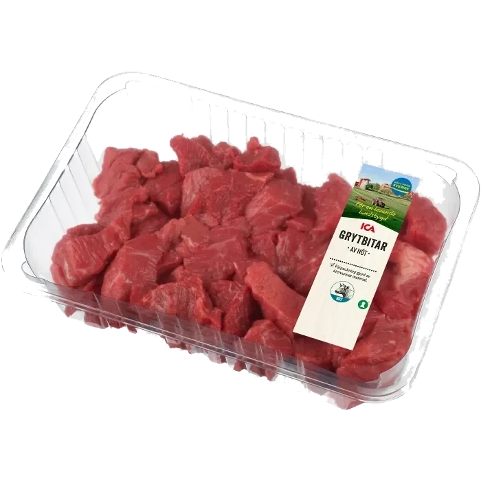 Grytbitar Färska av nöt ca 1kg ICA