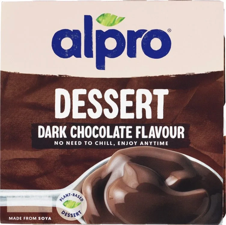 Soyadessert Mørk Sjokolade 4pk 500g Alpro