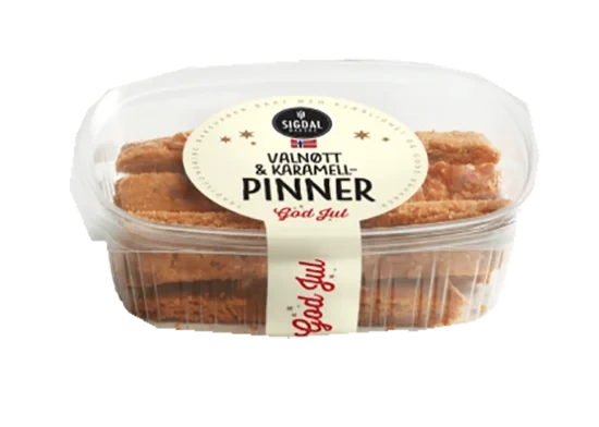 Karamell & Valnøttpinner 160g