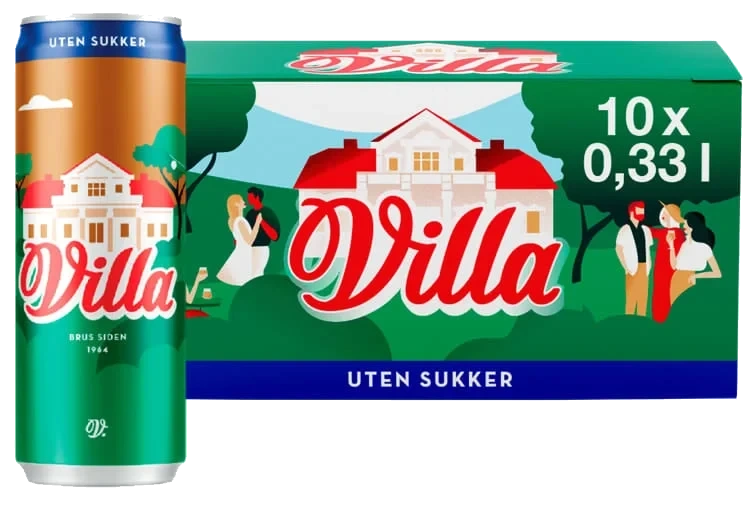 Villa Lett 0,33lx10 boks