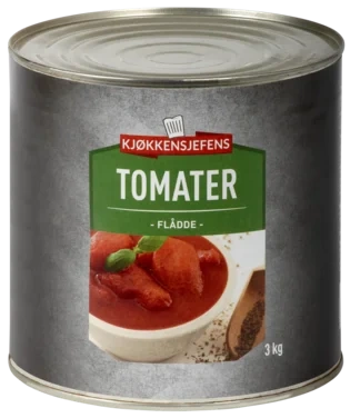 Tomater Flådde 2500g Kjøkkensjefens