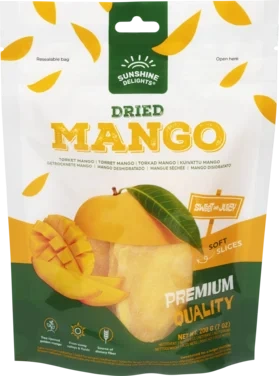 Mango Tørket 200g Sunshine Delights