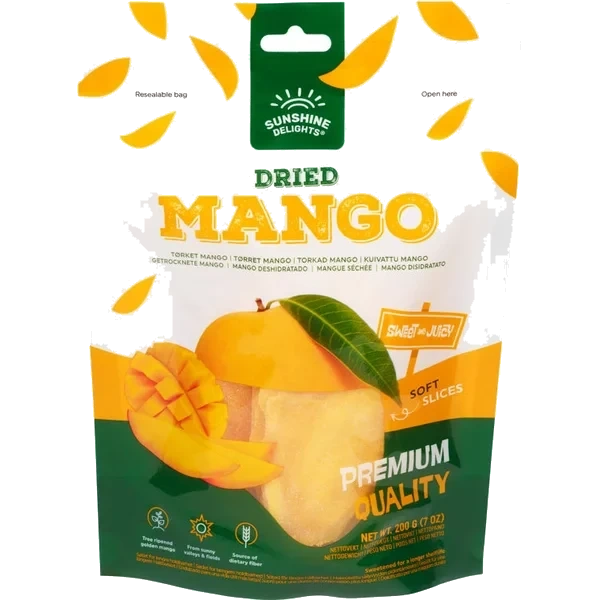 Mango Tørket 200g Sunshine Delights