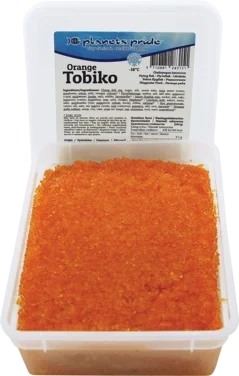 Orange Tobiko, Flyvefiskrogn, 12x500g