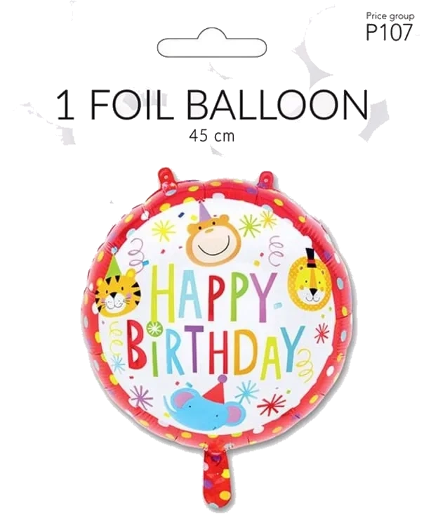 Folieballong Happy B-Day