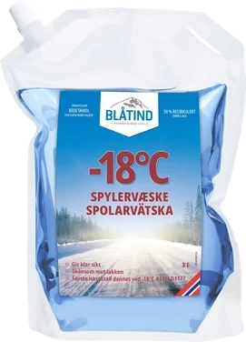 Blåtind Spylervæske -18 3l Pose