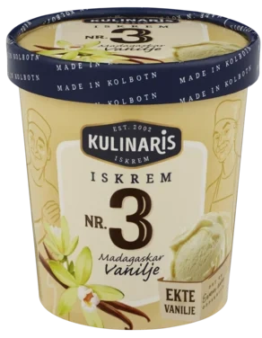 Kulinaris Iskrem Vanilje 0,5l