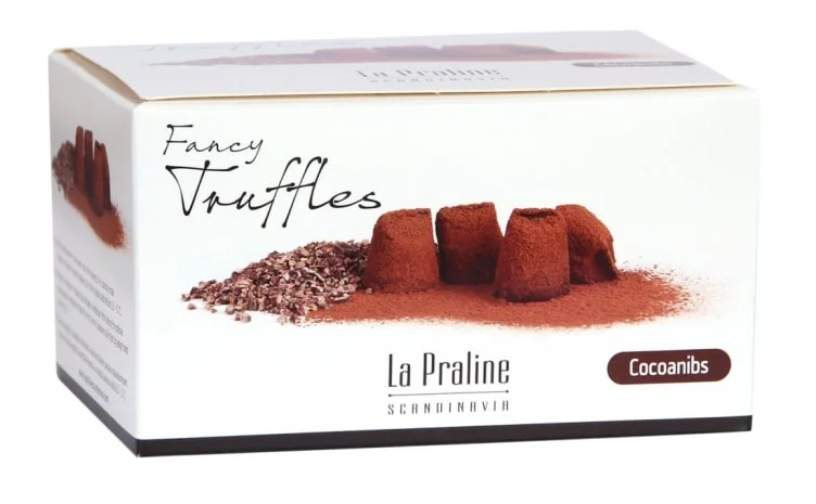 La Praline Trøfler med Kakaobiter 200g