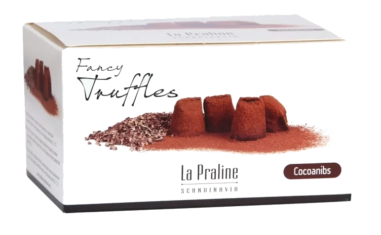 La Praline Trøfler med Kakaobiter 200g
