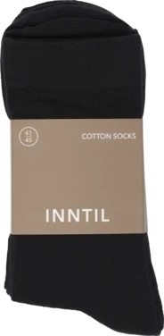Socks, 3 Pairs, Black, 41-45
