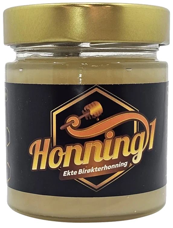 Honning1 Ekte Birøkterhonning Norsk 250g Honningkongen 250g X 10 X 70